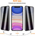 2 Pack Privacy Screen Protector for iPhone 11/XR 6.1 Inch, 9H Hardness Anti Spy Shock Resistant Tempered Glass HD Ultra Clear...
