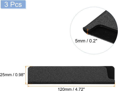 uxcell 3Pcs Knife Edge Guards 4.7"x1" ABS Knife Cover Sleeves Knife Case Blade Protector Universal Knife Sheath for Home Kitchen Knife...
