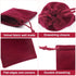 G2PLUS Red Velvet Jewelry Pouches, 20PCS Small Velvet Gift Bags with Drawstring, Wine Red Christmas Gift Bags for Wedding Favors, Candy Bag, Party...