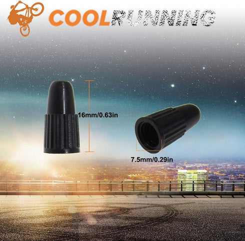 Presta Valve Caps Black,Plastic Bike Dust Caps Tire - Bicycle Presta/French Valve stem Cover for MTB Mountain/Road Bikes, Bike Accessories,Outdoor...