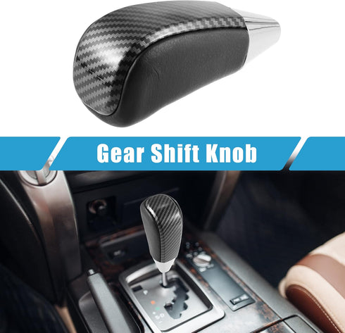 Gear Stick Shift Knob Gear Shift Knob Stick Shifter for Toyota Land Cruiser 2016-2021 4Runner 2003-2021 Tundra 2008-2021 Carbon Fiber Pattern Blac...