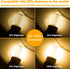 E11 Led Bulb Dimmable, 75 Watt Halogen Equivalent, 7W Warm White 3000K, T4 Mini Candelabra Base, JDE11 120V 75W for Ceiling Fans, Chandeliers, Cab...