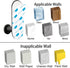TocTen Adhesive Hook - 5 Pack Heavy Duty Sticky Towel/Robe Hook, Waterproof Stainless Steel Shower Hook, No Drill Stick on Wall Coat/Clothes Hooks...