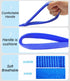 Reflective Dog Leash 2ft 3ft 4ft 6ft 10ft, Heavy Duty Dog Leash Nylon Braided Strong Rope Dog Lead for Small Medium Large Dogs Walking Leash (Blue...