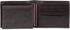 Tommy Hilfiger Men's Leather Wallet - Thin Sleek Casual Bifold with 6 Credit Card Pockets and Removable ID Window, British Brown...