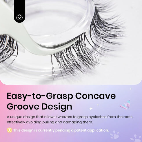 Beetles Easy Lashes Easy Trio Lash Clusters False Eyelashes Animal Magic A Pair of Mixed Super Natural Wispy Fluffy Lashes for Women Eyelash Exten...