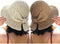 Foldable Wide Brim Floppy Straw Beach Sun Hat,Summer Cap with Bowknot for Women Girls,Strap Adjustable...
