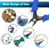VCELINK Small Wire Cutter Spring-loaded GJ706BL, Precision Flush Cutter Pliers Diagonal Cutters for Electronics, Jewelry Making, Model Craft and 3...