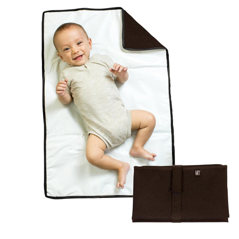 J.L. Childress Full Body Portable Changing Pad - Baby Diaper Changing Pad for Travel - Padded, Waterproof, Foldable - Extra-Large 19" x 30" - Blac...