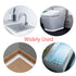 DREETINO Bath Sealant Strip,3PCS x 11FT Self Adhesive Caulk Strip Sealant Tape for Kitchen, Bathroom, Toilet, Wall Corner with Sealing Tool...