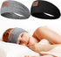 2 Pieces Wireless Bluetooth-compatible Music Headband with HD Speakers Wireless Headphones for Side Sleepers Sleeping Calling Jogging Yoga Workout...
