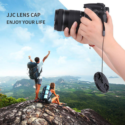 49mm Center Snap-on Lens Cap JJC Camera Front Lens Cover for Canon Nikon Fujifilm Sony Olympus Panasonic any Lens with 49mm Filter Thread Replaces...
