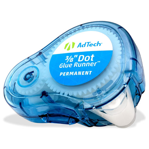 AdTech Glue Runner Dots, Clear...