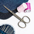 SINGER 4 Inch Forged Embroidery Scissors with Curved Tip for Sewing, Cross-Stiching, Crafts, & More (Titanium Coated, 1-Pack)...