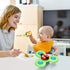 Suction Toys for Baby, 3PC Baby Bath Toys with Rotation Suction Cup for Baby Dining Table/Bathing/Travelling...