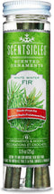 Scentsicles White Winter Fir Tree Scented Christmas Ornaments with Hooks - 1 Bottle (6 Sticks Total)...