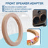Universal 6.5 Speaker Spacer: 2×6.5 speaker spacer Wooden MDF Speaker Rings for Cars/Boats/Trucks/RV...