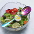 Kyraton Rainbow Serving Set - 4 Piece Titanium Plated Utensils, Includes 2 Spoons and 2 Slotted Spoons...