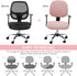 MIFXIN Computer Office Chair Cover Stretch Elastic Slipcover 2 Piece Stretchable Knitted Universal Computer Chair Seat Cover Furniture Protector f...