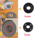 Set of 2 Metal Angle Grinder Inner Outer Flange Nut for Black & Decker Dewalt Ryobi Milwaukee Makita 224399-1 193465-4 224568-4...