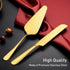 2Pcs Wedding Cake Knife and Server Set, Premium Cake Cutter includes 10.63" Cake Knife and 9.25" Pie Server, Stainless Steel Cake cutting set for ...