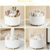 360 Rotating Makeup Brush Holder, Desktop Makeup Organizer, 5 Slot Make Up Brushes Cup Rotating Organizer for Perfume Skincare Cosmetics Desk Orga...