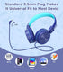 Kids Headphones, Toddler Headphones with Safe Volume Limiter 94dB, Wired School Headphones for Kids with Adjustable and Flexible Design for Boys a...