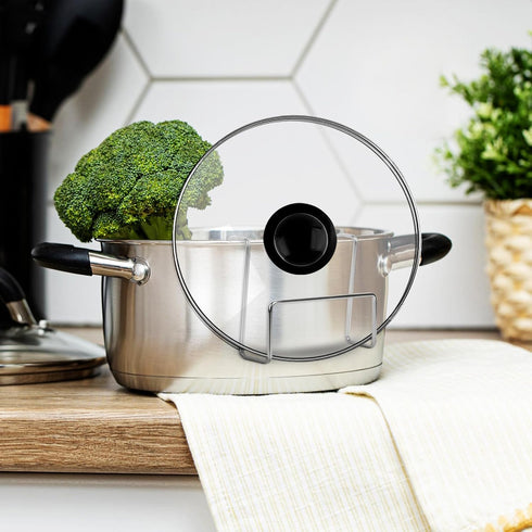 Crock Pot Lid Holder, Slow Cooker Lid Holder, Lid Pocket Slow Cooker Lid Holder, Stainless Steel Lids Holder, Make Sure the Lids Does Not Touch th...