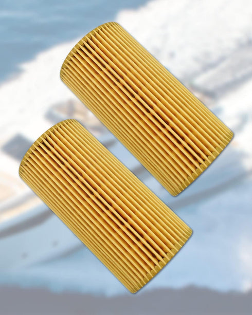 8692305 Oil Filter Element Fits for Volvo Penta Marine 2 Pcs Engine Oil Filter Insert Element with Seal...