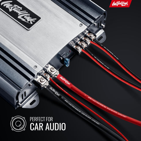 Install Link 16 AWG Gauge Speaker Wire Cable (30 Feet) Stereo, Car or Home Theater, CCA...