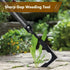 Crack Weeder Puller Tool Long Handle, Adjustable Crevice Weeding Remover Tool 29", Manual Sidewalk Crack Weeder Stand up Grass Weed Puller Cutter ...
