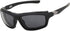 WYND Blocker Airdam Sunglasses Motorcycle Riding, Driving, Fishing, Boating Wrap (Black Matte, Smoke)...