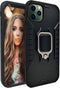 MODOS LOGICOS Case for iPhone 11 Pro Max 6.5", Dual Layers Shockproof Protective Phone Case with Built-in 360 Metal Rotating Ring Kickstand, Worki...