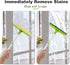 Window Squeegee for Home,2 in 1 Squeegee Window Cleaner with 18" Long Handle,Sponge Car Window Squeegee for Gas Station, Glass,Shower,Outdoor High...