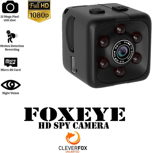 Mini Spy Camera with Audio & Video, 1080P Mini Hidden Camera, Portable Small HD Nanny Cam, Mini Spy Cams with Night Vision & Motion Detection, Ind...