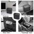 Hanging Car Trash Can with Lid - Portable Mini Waterproof & Odor-Resistant Garbage Bin for Car Door/Office/Home, Plastic Desktop Wastebasket Auto ...