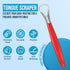 Tongue Cleaner,Tongue Scraper Cure Bad Breath,Tongue Cleaners Stainless Steel,Tongue Scrapers for Adults & Kids Fresher Breath in Seconds by AARAM...