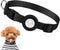 Compatible with Airtag Dog Collar, Adjustable Air Tag Dog Collar with Durable Quick Snap Buckle, Imitation Nylon Dog Collar with Waterproof Apple ...