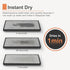 Instant Dry Sink Caddy Organizers, Sponge Holder for Kitchen Sink Counter, Water Absorbing Stone Drying Mat Rack, Soap Dish for Bathroom Counterto...