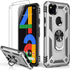 LUMARKE for Google Pixel 4A Case with Screen Protector,Pass 16ft. Drop Tested Military Grade Protective Phone Cover with Magnetic Ring Kickstand C...