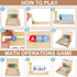 Wooden Montessori Toys for Kids 3 4 5 6 7 8 Years Old, Alphabet Learning Toys with 26 Cards, Brain Teaser Logic Board Games for Preschool Kinderga...