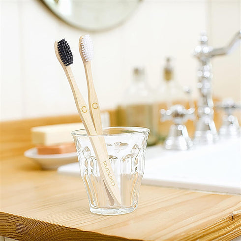 Biodegradable Bamboo Toothbrushes, 10 Piece BPA Free Soft Bristles Toothbrushes, Natural, Eco-Friendly, Green and Compostable...