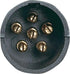 Hopkins 47555 7 RV Blade to 6 Pole Round Adapter...