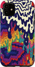 iPhone 11 Trippy Paint Drip Doodle Blue Red Purple Rainbow AEQ068 Case...
