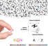 Beadsky Letter Beads, 1456PCS Bracelet Making Kit for Teen Girls, 28 Styles Friendship Bracelets Jewelry Making Kit, DIY Beading Bracelets Kit Alp...