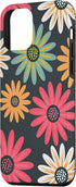 iPhone 12 mini Floral Daisy Flowers Pink Green Orange Grey Pattern AEN021 Case...