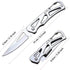 6 Pack Stainless Steel Self-Defense Folding Knife With Key Ring, Outdoor Survival Pocket Knife, Easy To Everyday Carry Small Knife...