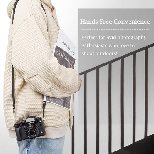 Camera Strap Rope,Camera Neck Strap Shoulder Strap for Fujifilm X100VI X100V XS20 XT5 for A6000 A6100 A6400 A6700 A7IV for Canon EOS R6 R10 for Ni...