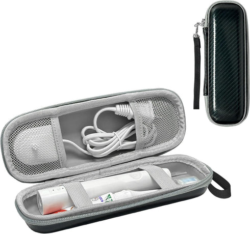 Travel Case for Oral B/Oral-B Pro 1000 1500 5000 7000 7500 6000 9600/ Phlips Sonicare 4100 5100 1100 6100 5300 Electric Toothbrush, Portable Hard ...