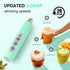 YUSWKO Baby Blue Handheld Milk Frother Wand for Coffee, Rechargeable Electric Whisk with 3 Heads 3 Speeds Drink Mixer Coffee Frother For Latte, Ca...